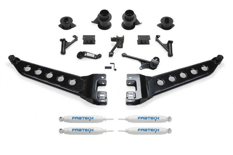 Fabtech 14-18 Ram 2500 4WD 5in Radius Arm System w/Coil Spacers & Perf. Shocks - K3068