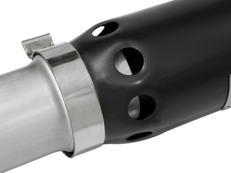 aFe LARGE BORE HD 3.5in DPF-Back Alum Exhaust w/Black Tip 2016 GM Colorado/Canyon 2.8L (td) - 49-04064-B