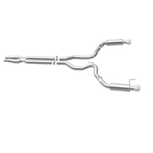 Load image into Gallery viewer, MagnaFlow Cat Back, SS, 3in, Competition, Dual Split Polished 4.5in Tips 2015 Ford Mustang GT V8 5.0 - 19101