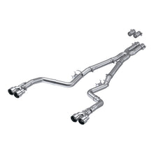 Load image into Gallery viewer, MBRP 15-Up Challenger 5.7L / 17-Up 6.2L/6.4L 3in Race Series Cat-Back w/ Quad Tips AS Exhaust - S7114AL
