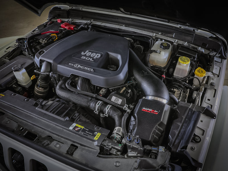 aFe Rapid Induction Cold Air Intake System w/Pro 5R Filter 20-21 Jeep Wrangler V6 3.0L - 52-10005R
