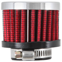 Load image into Gallery viewer, K&amp;N 1in Flange ID x 2in OD x 1.5 inch H Rubber Base Crankcase Vent Filter - 62-1370