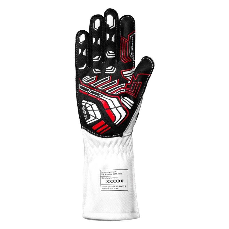 SPARCO K-Arrow+ White/Black Kart Racing Gloves Size 09 - BKG0003B0W08009