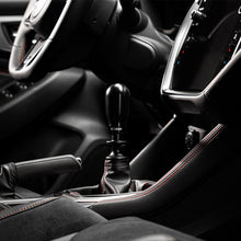 Load image into Gallery viewer, Cobb Subaru 6-Speed Tall Weighted COBB Shift Knob - Black (Incl. Both Red + Blk Collars) - 213370-BK
