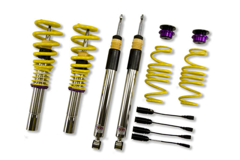 KW Coilover Kit V2 Audi A4 S4 (8K/B8) w/ electronic dampening control Sedan FWD + Quattro - 15210097
