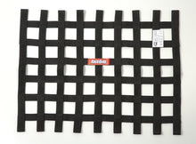 Load image into Gallery viewer, RaceQuip Black 18in H x 24W SFI Ribbon Window Net - 725005