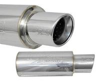 Load image into Gallery viewer, Injen 3.00 Universal Muffler w/Stainless Steel resonated rolled tip (Injen embossed logo) - SES300C