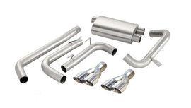 Corsa 1998-2002 Chevrolet Camaro Convertible Z28 5.7L V8 LS1 Polished Sport Cat-Back Exhaust - 14143