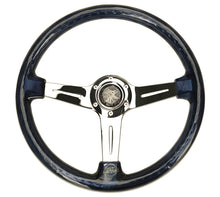 Load image into Gallery viewer, NRG Reinforced Steering Wheel (350mm / 2in. Deep) Matsuri Clear Acrylic w/ NeoChrome Spoke - RST-027CH-SM
