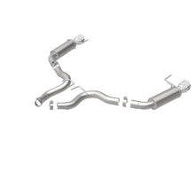 Load image into Gallery viewer, MagnaFlow Axle Back, SS, 3in, Competition, Dual Split Polished 4.5in Tip 2015 Ford Mustang GT V8 5.0 - 19103