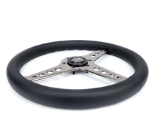 Load image into Gallery viewer, NRG Light Weight Gaming Steering Wheel - Driftz 350mm 3 Black Chrome Spokes Perforated Leather - ST-034BC-PR