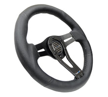 Load image into Gallery viewer, NRG Reinforced Steering Wheel (320mm) w/Carbon Center Spoke - RST-002RCF