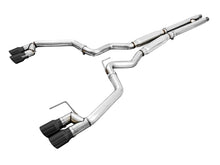 Load image into Gallery viewer, AWE Tuning 2018+ Ford Mustang GT (S550) Cat-Back Exhaust - Track Edition (Quad Diamond Black Tips) - 3020-43072