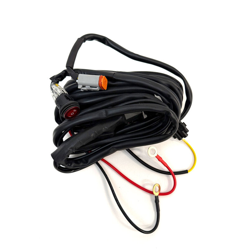 Baja Designs Squadron 2.0 Harness - 4-Pin Deutsch OnOff 1-Light 150W Max w/Backlight - 600058