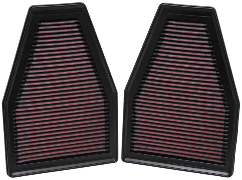 K&N Replacement Air Filter 12-13 Porsche 911 3.4L / 12 911 3.8L / 13 911 3.6L / 13 911 Carrera 3.8L - 33-2484