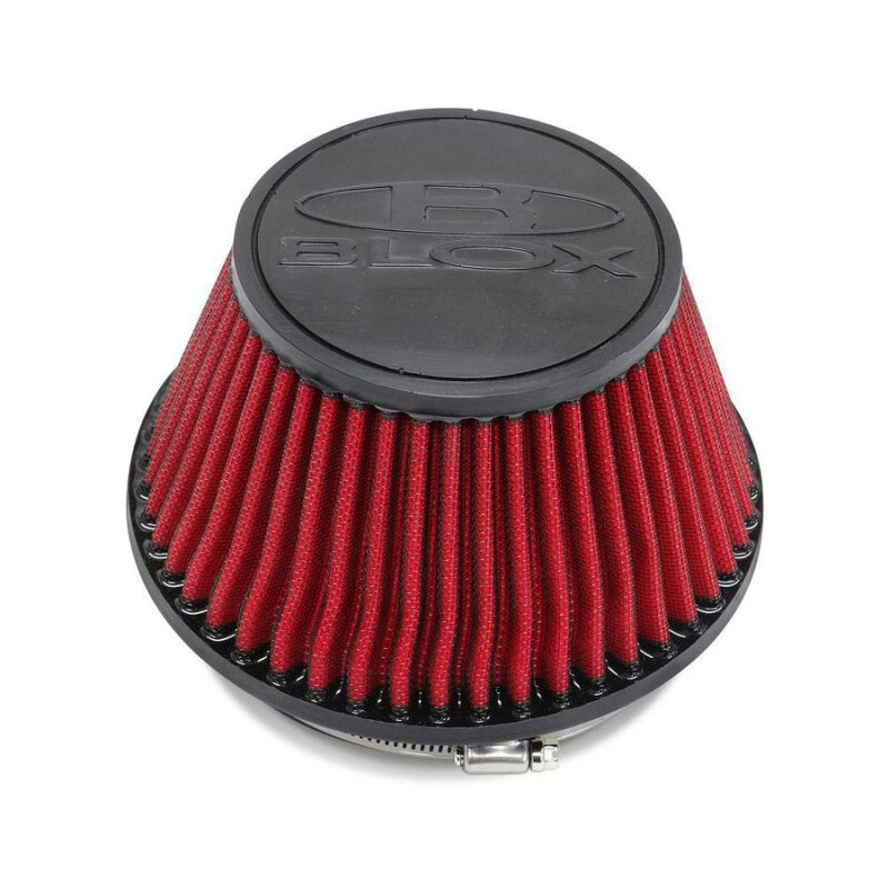 BLOX Racing Shorty Performance 5in Air Filter w/2.5in Velocity Stack and Coupler Kit - BXIM-00321