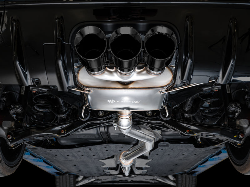 AWE Tuning 2023 Honda Civic Type R FL5 Touring Edition Exhaust w/ Triple Diamond Black Tips - 3015-53287