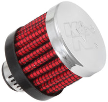 Load image into Gallery viewer, K&amp;N .315/.431 Flange 1 3/8 inch OD 1.5 inch H Clamp On Crankcase Vent Filter - 62-2470
