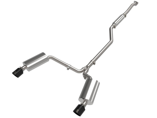 aFe 09-14 Acura TSX L4 2.4L Takeda 2-1/2in To 2-1/4in 304 SS Cat-Back Exhaust System w/ Black Tip - 49-36629-B