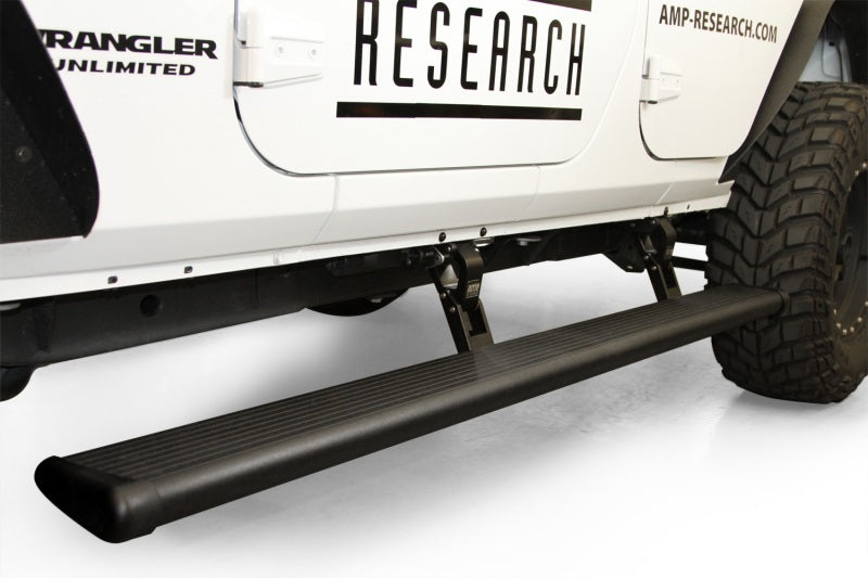 AMP Research 20-24 Jeep Gladiator (Launch/Overlnd/Rubicon/Sport) PowerStep (Incl. 4 Motors) - Black - 75135-01A