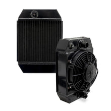 Load image into Gallery viewer, Mishimoto Universal Drag Race Performance Aluminum Radiator - Black - MMRAD-UNI-DRGBK
