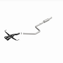 Load image into Gallery viewer, MagnaFlow 2019 Hyundai Veloster 1.6L 2.5in Center Exit Stainless Steel Cat-Back Exhaust w/Blk Tips - 19455