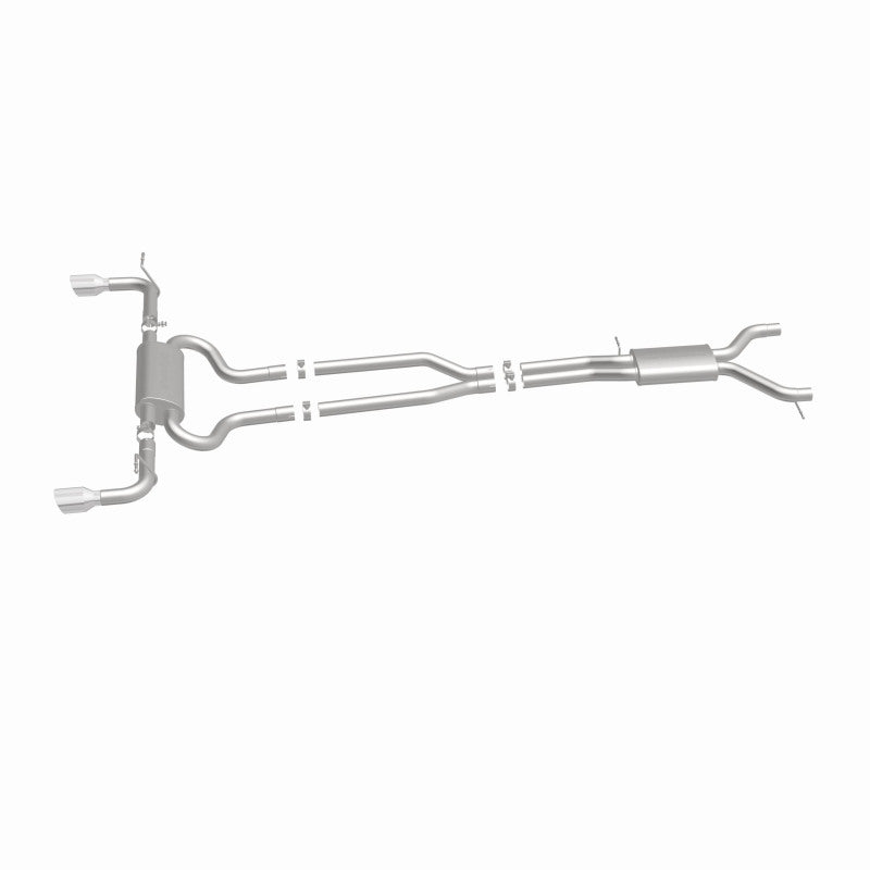 MagnaFlow 07 Audi Q7 V8 4.2L Dual Split Rear Exit Stainless Cat-Back Perf Exhaust - 15085
