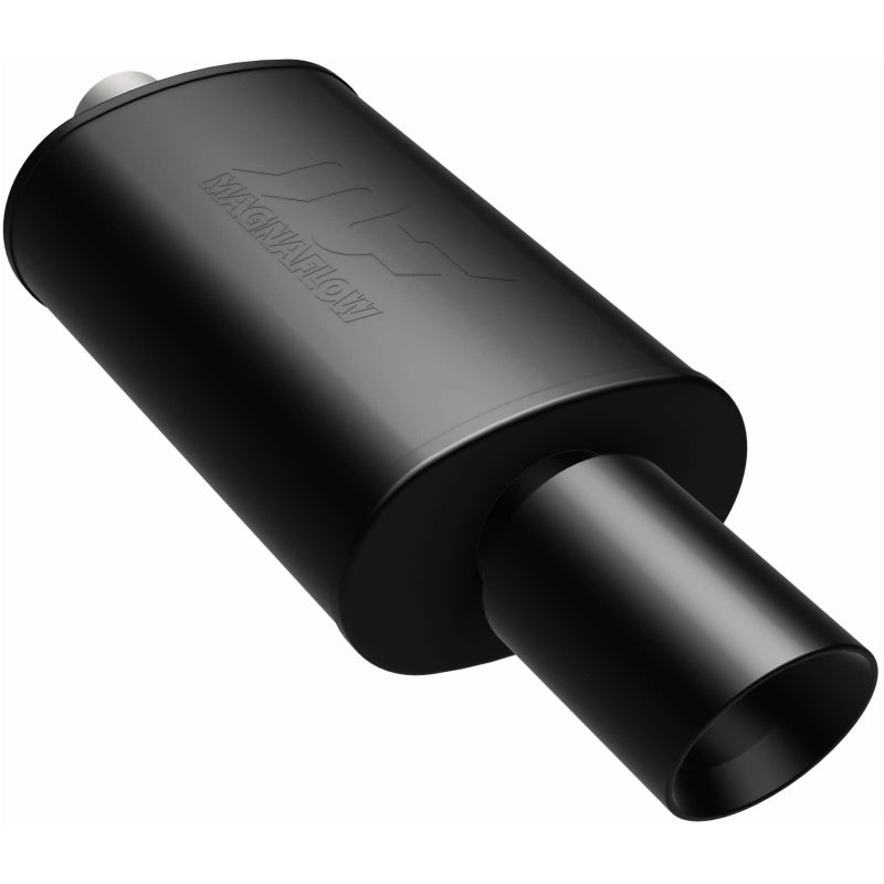 MagnaFlow Muffler with Tip Mag Blk 14x5x8 2.25/4 - 14868