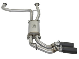 aFe POWER Rebel Series 2-1/2in 409 SS Cat Back Exhaust w/ Black Tips 16-17 Nissan Titan V8 5.6L - 49-46126-B