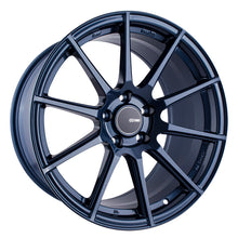 Load image into Gallery viewer, Enkei TS10 18x9.5 35mm Offset 5x114.3 Bolt Pattern 72.6mm Bore Dia Blue Silver Wheel - 499-895-6535BL