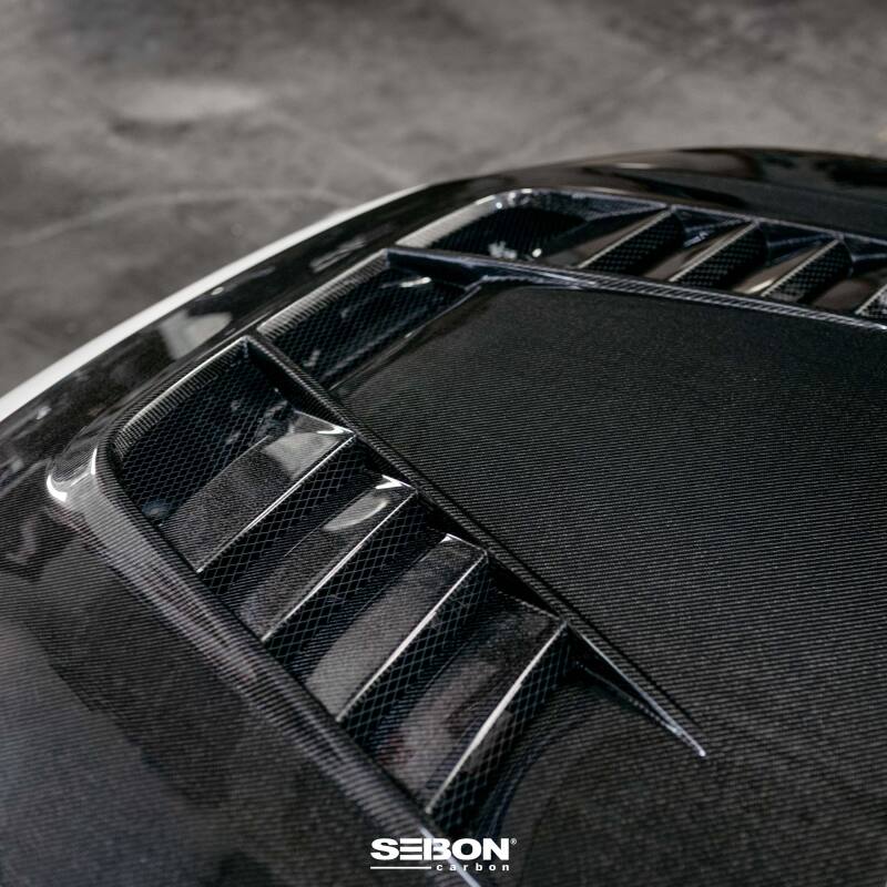 Seibon 2023 Honda Civic Type R TV-Styler Double Side Carbon Fiber Hood - HD23HDCVR-TV-DS