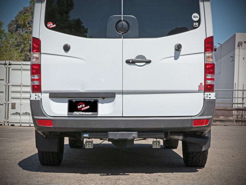 aFe Vulcan Series 3in 304SS DPF-Back Exhaust w/ Black Tip 14-18 Mercedes-Benz Sprinter 2500 - 49-36502-B