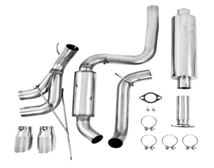MBRP 13-14 Ford Focus ST 2.0L EcoBoost Dual Center Outlet T409 3in Cat Back - S4200409