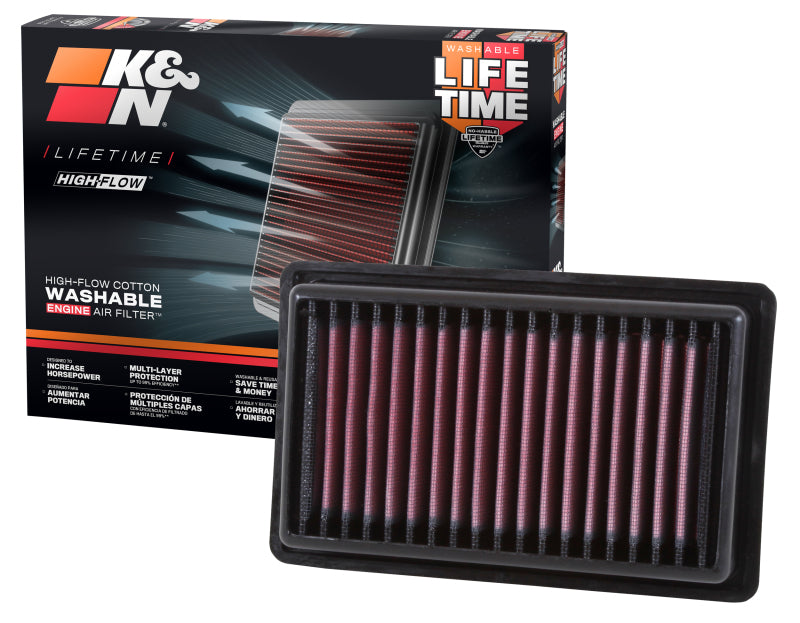 K&N 2014 Smart Fortwo L3-0.9L F/I Replacement Drop In Air Filter - 33-3043