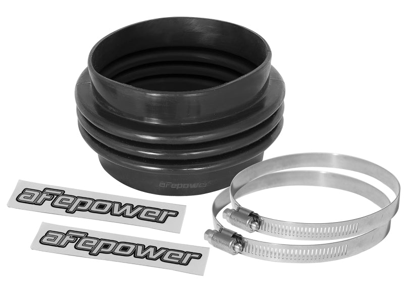 aFe Magnum FORCE Intake Coupling Kit (5 IN ID x 3 IN L) Straight Coupler w/ Hump - Black - 59-00039