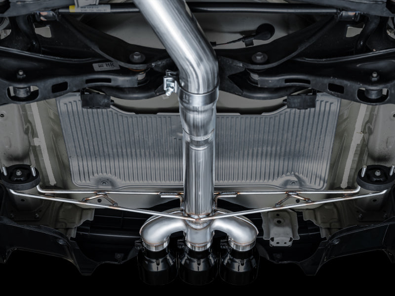 AWE Tuning 2024 Acura Integra Type S DE5 FWD Track Edition Exhaust w/ Triple Diamond Black Tips - 3020-53335