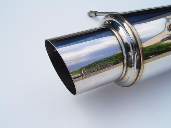 Invidia 02-07 WRX/STi 76mm N1 RACING Stainless Steel Tip Cat-back Exhaust - HS02SW1GTR