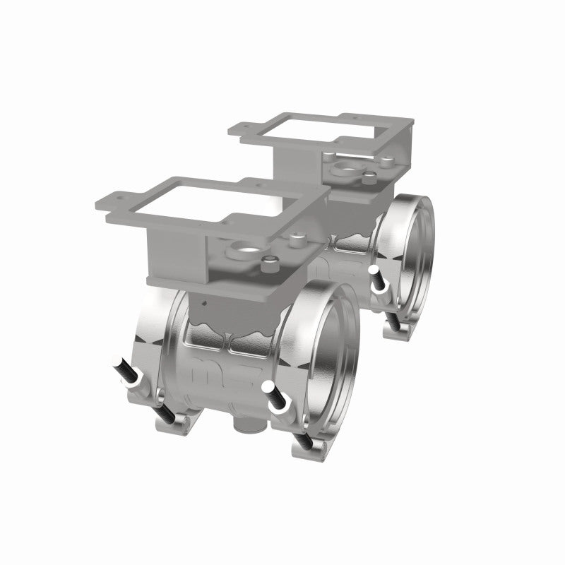 MagnaFlow 2018 Ford Mustang V8-5.0LGAS Exhaust Acc - 2.5in ID/OD - 304SS - Integrated V-Band Flanges - 10805