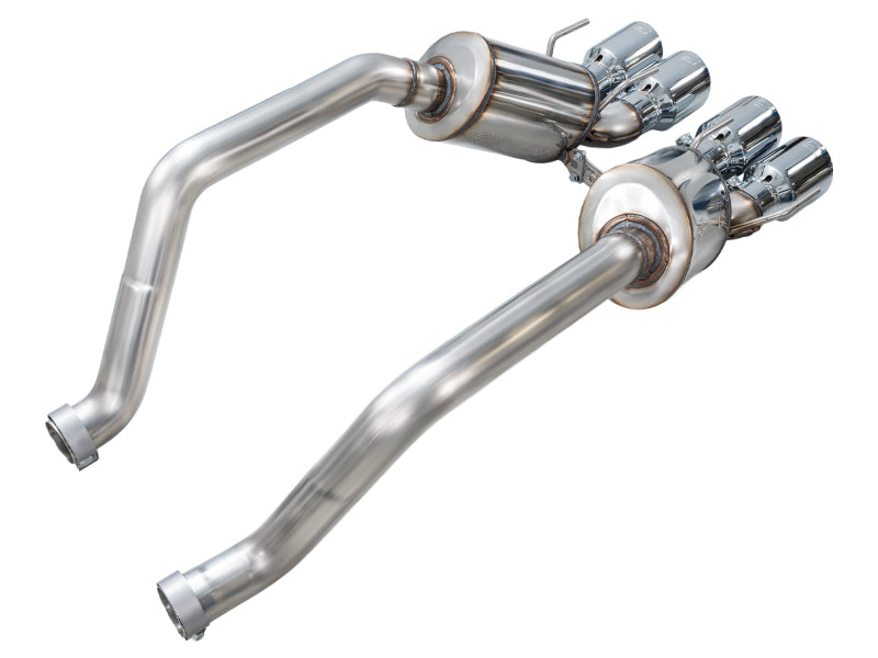 AWE Tuning C6 Chevrolet Corvette Z06/ZR1 Touring Edition Axle-Back Exhaust w/ Chrome Silver Tips - 3015-42606