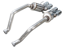 Load image into Gallery viewer, AWE Tuning C6 Chevrolet Corvette Z06/ZR1 Touring Edition Axle-Back Exhaust w/ Chrome Silver Tips - 3015-42606