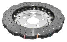 Load image into Gallery viewer, DBA 2014+ Audi RS Q3 Front 5000 Series Cross Drilled &amp; Dimpled Rotor w/Clear Anodized Hat - DBA52836WSLVXD