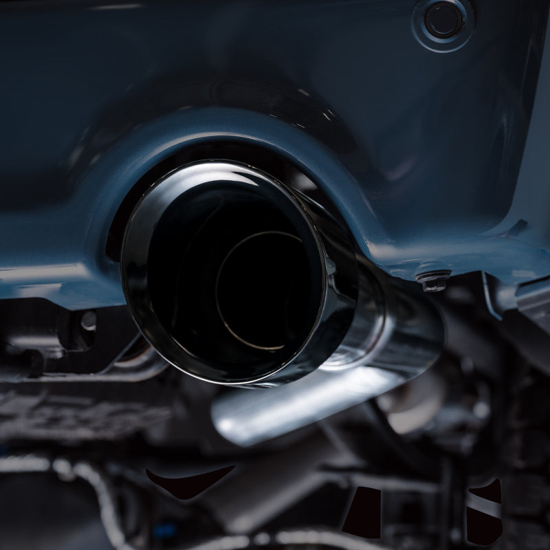 AWE Tuning 2021+ Ford F-150 Tremor (w/ Bumper Cutouts) 0FG Resonated Cat-Back - Diamond Black Tips - 3015-33402