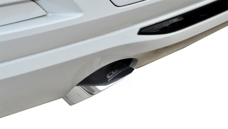Corsa 12-14 BMW 335i Sedan AWD F30 3in Polished Touring Dual Rear Single 3.5in Tip Cat-Back - 14938