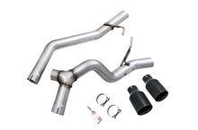 Load image into Gallery viewer, AWE Tuning 2020+ Jeep Gladiator 3.6L Trail-to-Tread (Dual Exhaust) Conversion Kit w/Diamond Blk Tips - 3015-33065