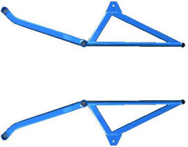 Cusco Power Brace Rear Member CZ4A Evo 10 (replaces OEM Bar)
