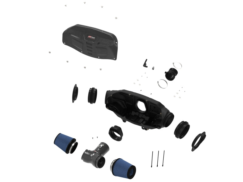 aFe Black Series Carbon Fiber Pro 5R Air Intake System 2020 Chevrolet Corvette C8 V8 6.2L - 58-10007R