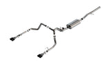 Borla 2024 Chevy Silverado 1500 6.2L V8 Touring Catback Exhaust w/ Simulator - Black Chrome - 140991BC