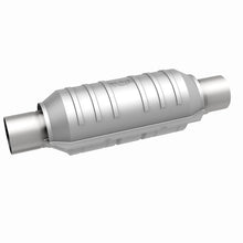 Load image into Gallery viewer, MagnaFlow Catalytic Converter 2 in Inlet 2 in Outlet 11 in Length SS - 418004