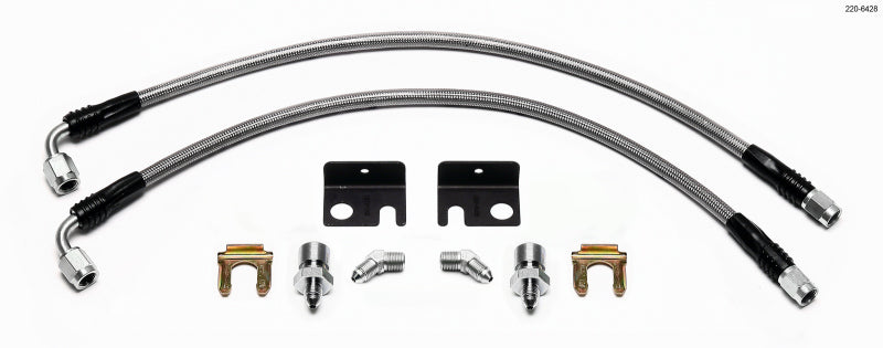 Wilwood Flexline Kit 00-04 PT Cruiser/Neon SRT/4 w/ Forged Dynalite Caliper - 220-6428