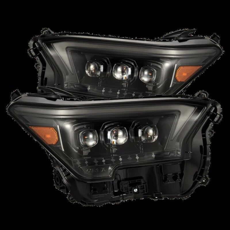 AlphaRex 2024+ Toyota Tacoma NOVA-Series LED Proj Headlights Alpha-Blk w/Actv Light & Seq. Sig + DRL - 880332